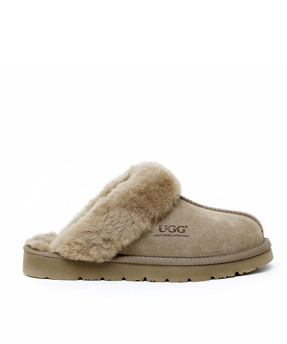 Men's UGG Fuzzy Slipper | Red Kado