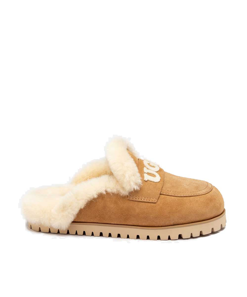 Women's UGG Violet Knit Logo Slipper | Red Kado