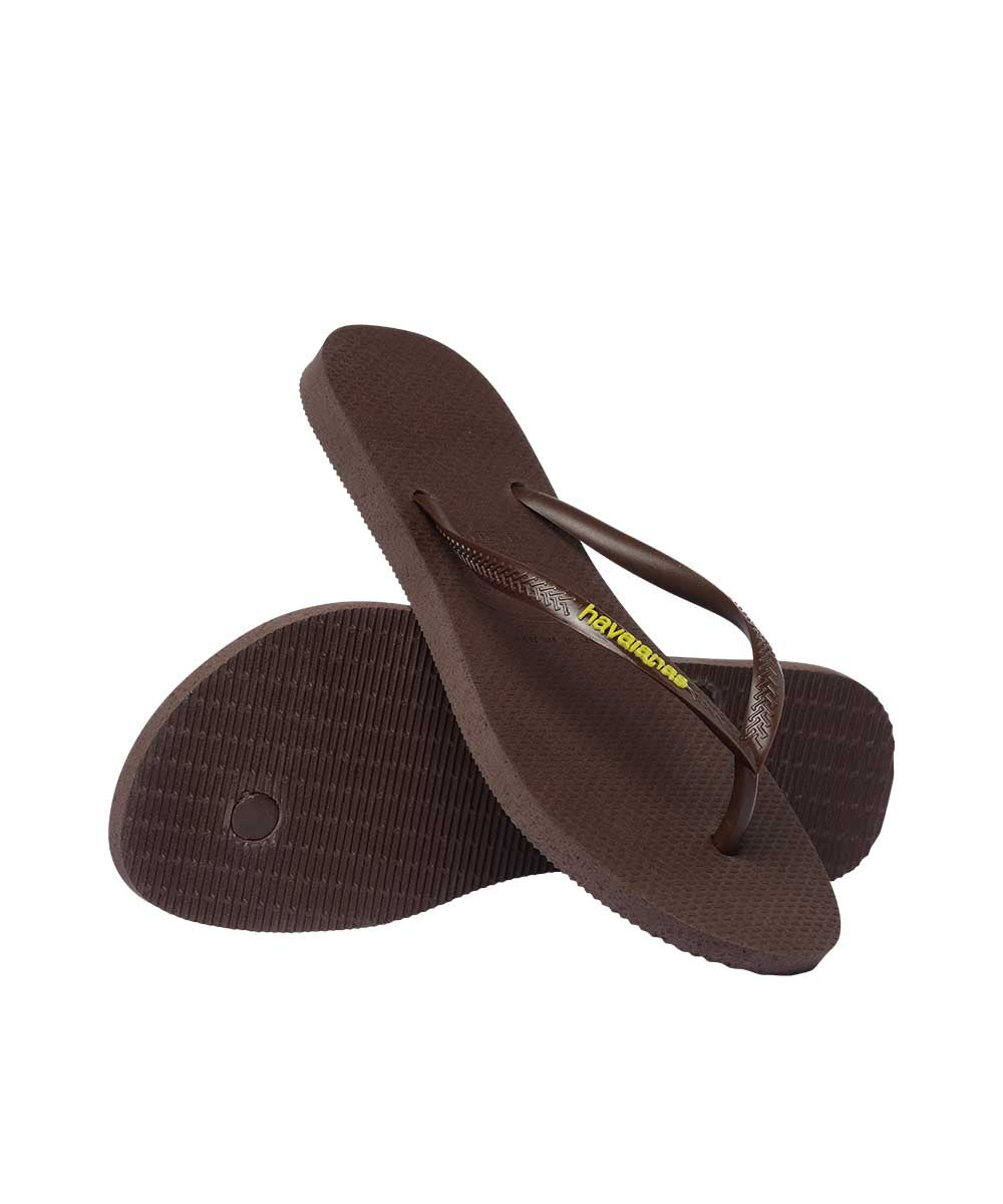 Havaianas Women's Slim Rubber Logo Thong | Red Kado