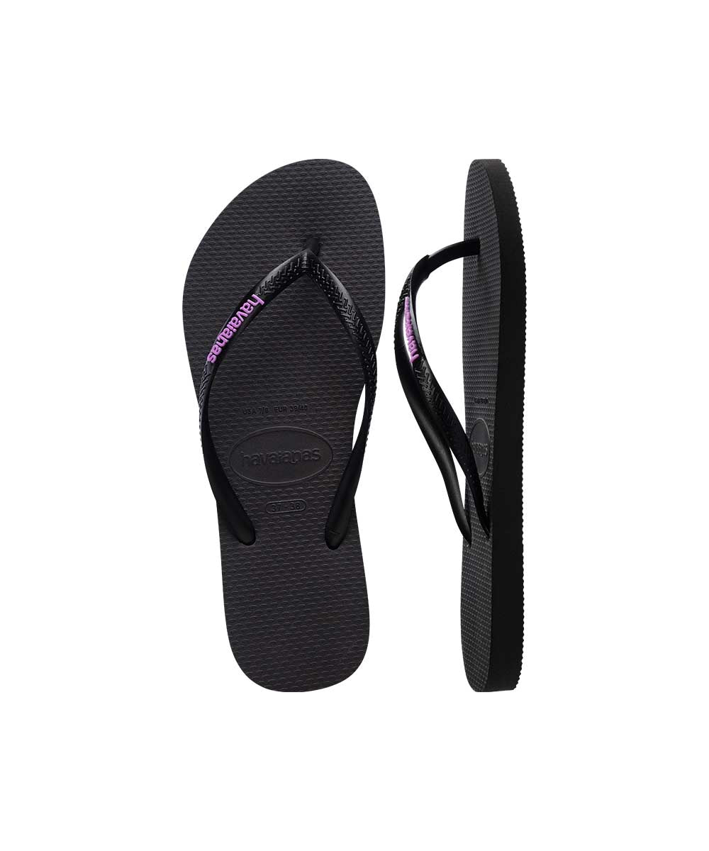 Havaianas Women's Slim Rubber Logo Thong | Red Kado