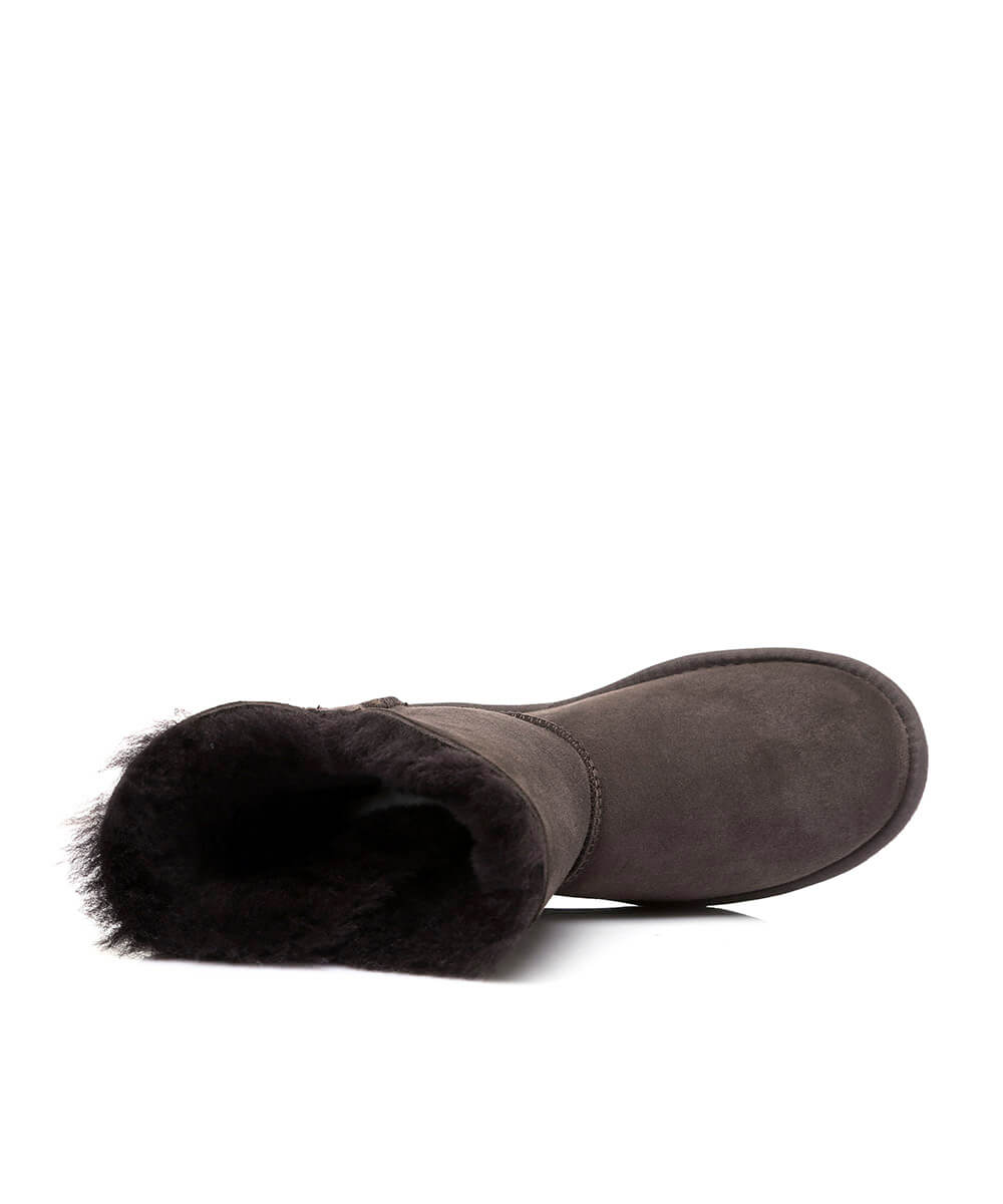 Women's Luxe Classic Mid Button UGG | Red Kado