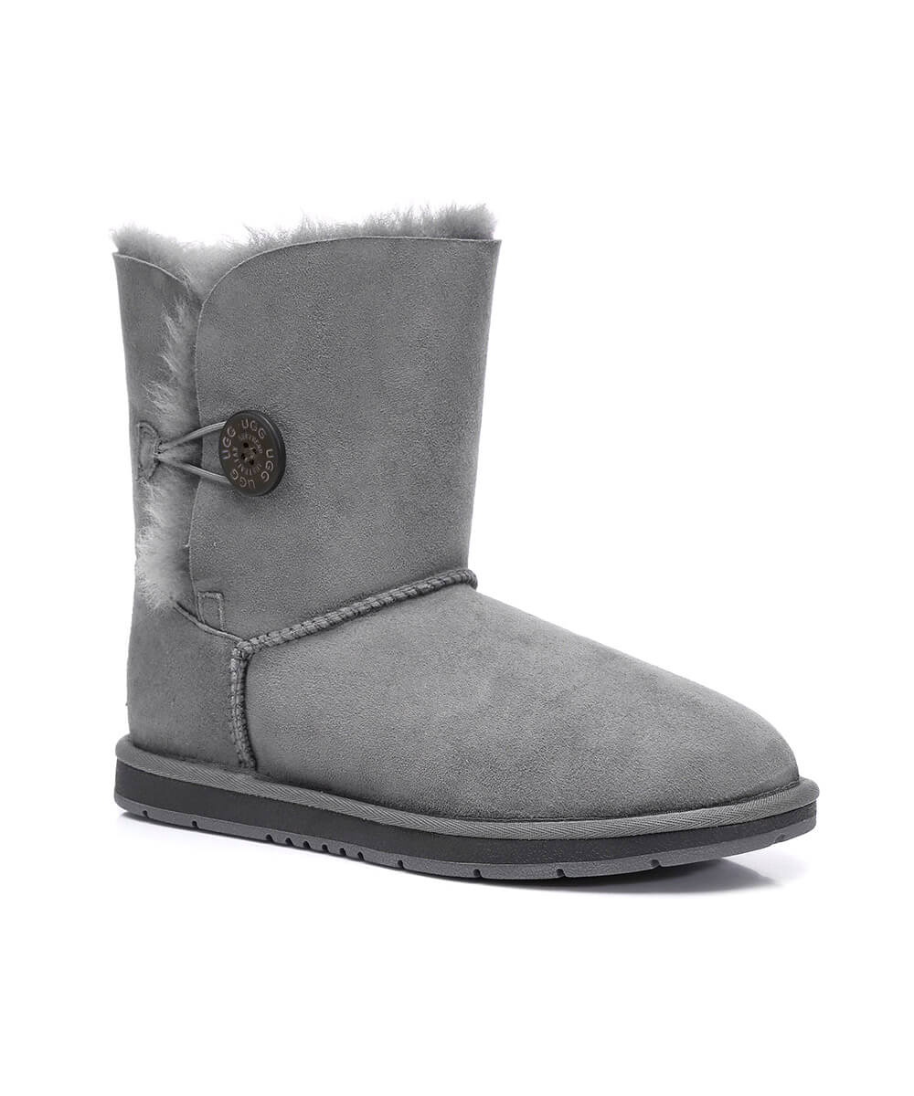 Men's Luxe Classic Mid Button UGG | Red Kado