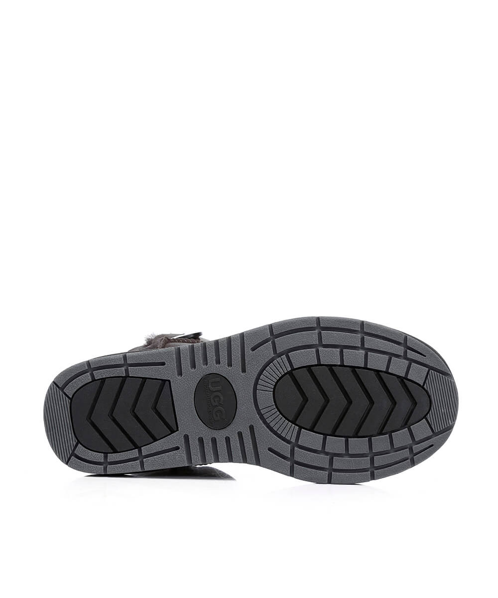 Women's Luxe Classic Mini UGG Button | Red Kado