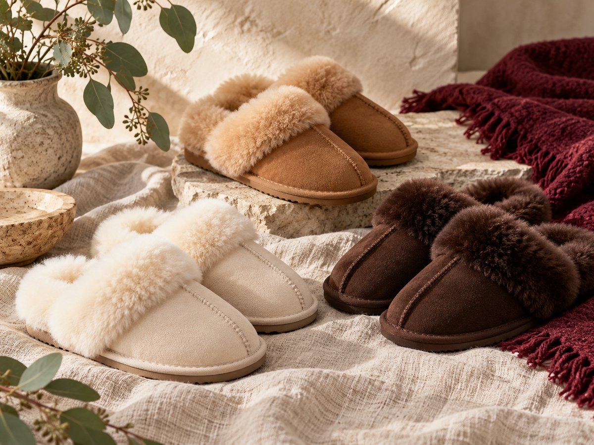 UGG slippers and sheepskin slippers
