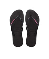 Havaianas Women's Slim Metal Logo Thongs | Red Kado