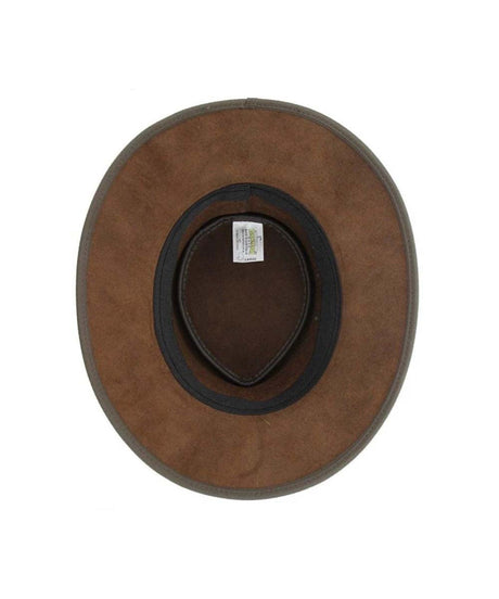 Barmah Outback 3 Crocodile Teeth Hat | Red Kado