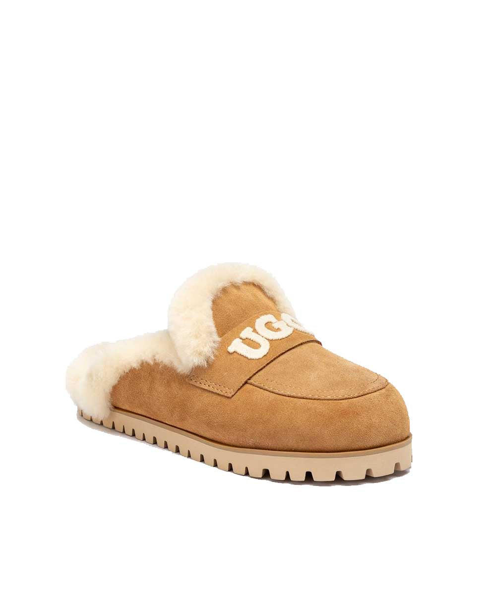 Women's UGG Violet Knit Logo Slipper | Red Kado