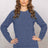 Women's Merino Possum Pin Dot Crew Sweater | Red Kado