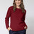 Women's Rutland Crew Merino Possum Sweater | Red Kado