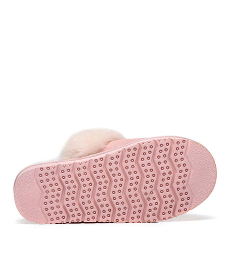 Men's UGG Fuzzy Slipper | Red Kado