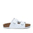 Men's Hampton Sandal in White - leather slide sandal