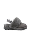 Kid’s Banded Scuff UGG Slippers | Red Kado