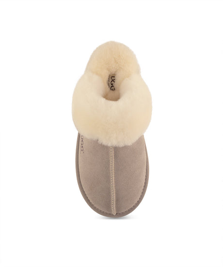 Men's UGG Fuzzy Slipper | Red Kado