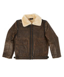 Men's Nappa Bomber Sheepskin Jacket | Red Kado