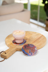 Aboriginal Our Country Ceramic Coaster