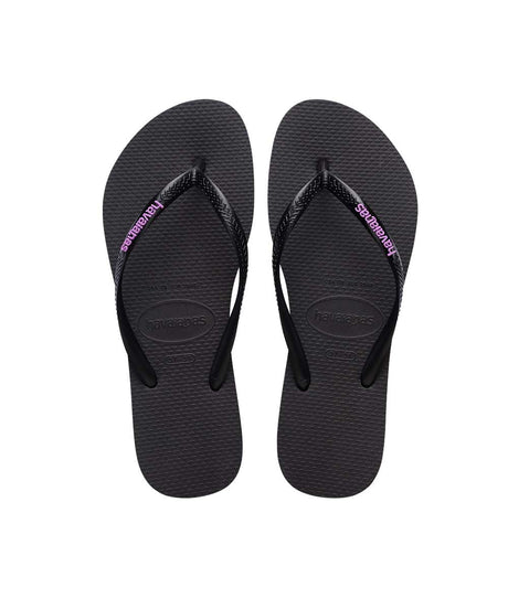 Havaianas Women's Slim Rubber Logo Thong | Red Kado