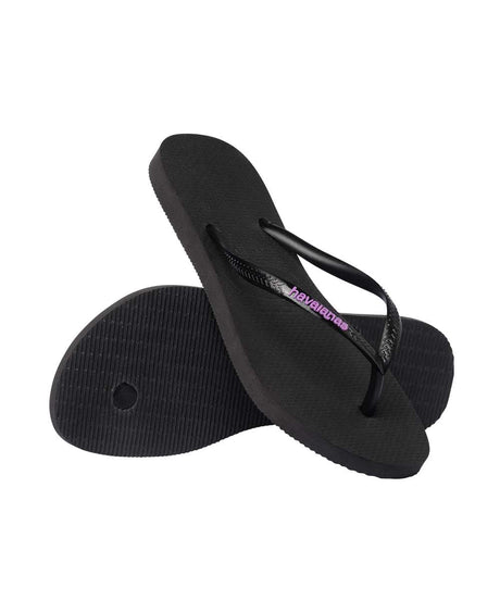 Havaianas Women's Slim Rubber Logo Thong | Red Kado