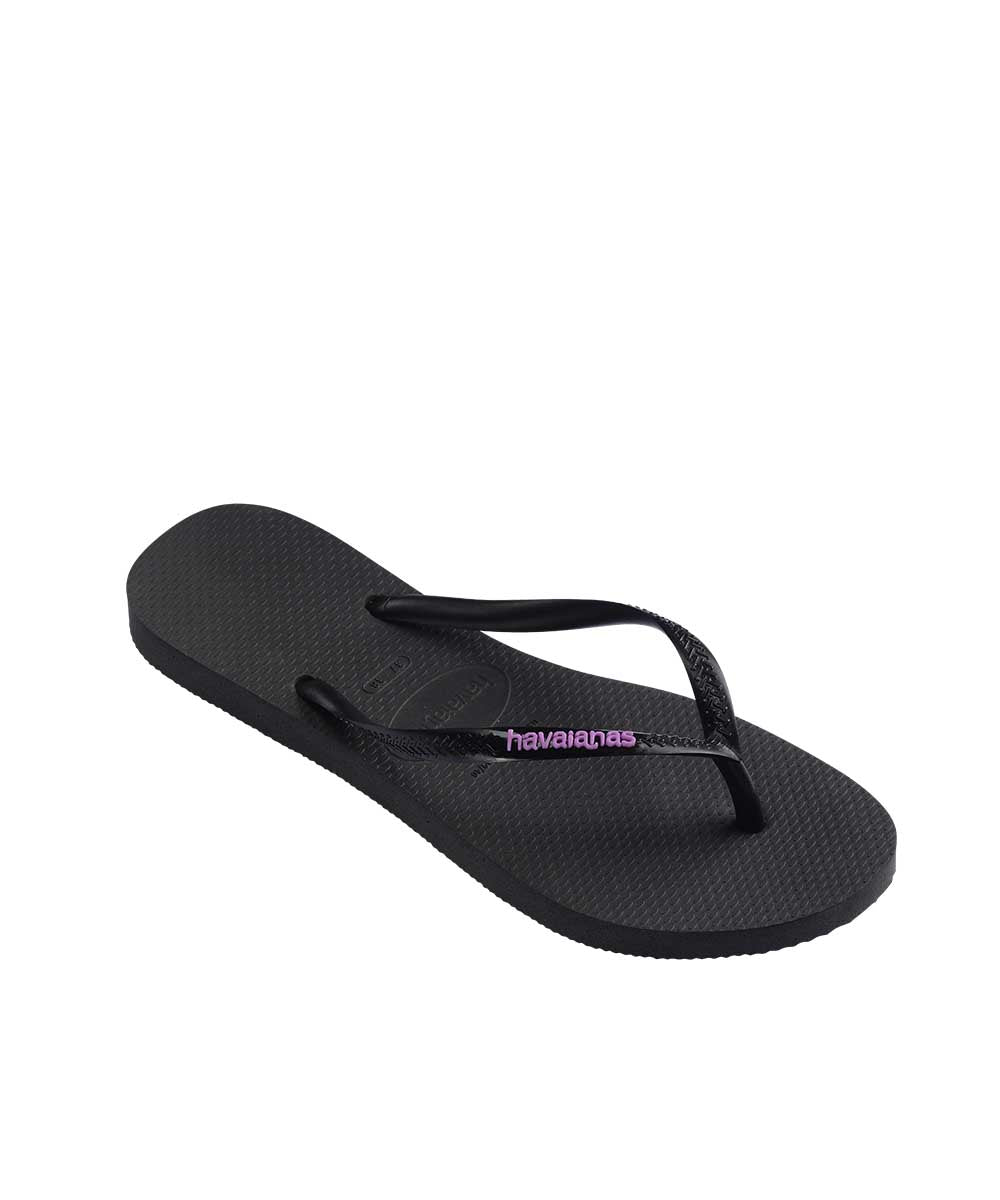 Havaianas Women's Slim Rubber Logo Thong | Red Kado