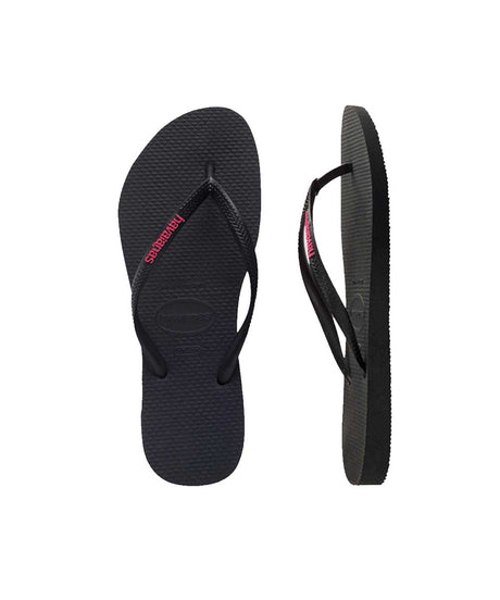 Havaianas Women's Slim Rubber Logo Thong | Red Kado