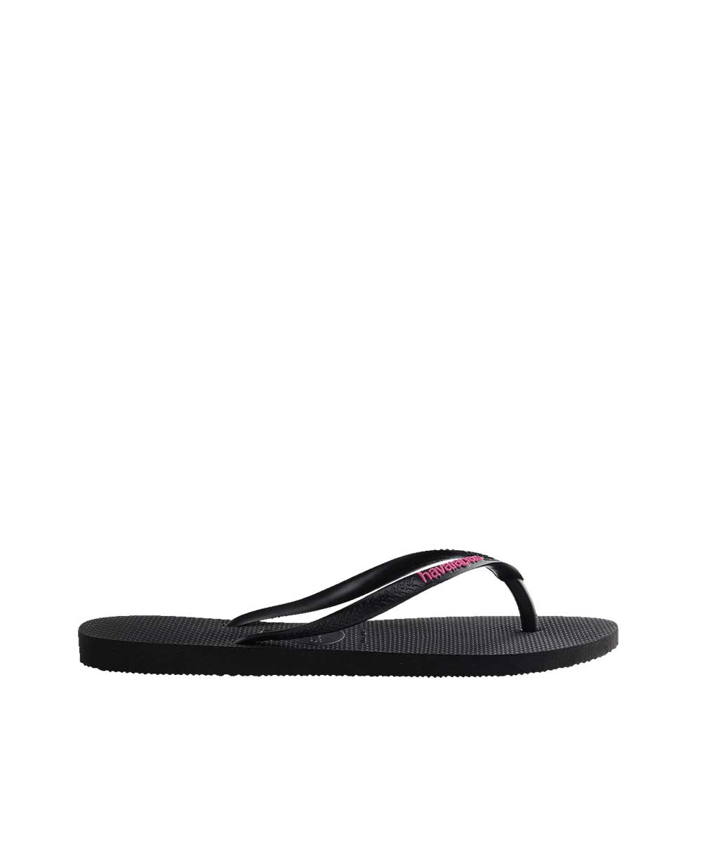 Havaianas Women's Slim Rubber Logo Thong | Red Kado