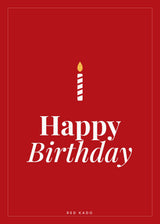 Happy Birthday greeting card