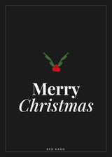 Merry Christmas greeting card