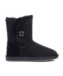Men's Luxe Classic Mid Button UGG | Red Kado