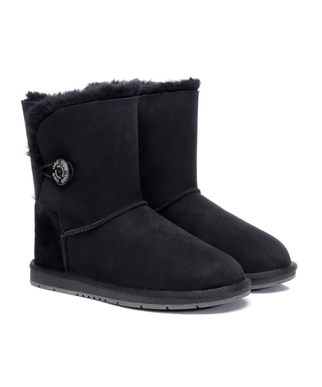 Women's Luxe Classic Mid Button UGG | Red Kado