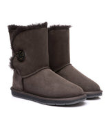 Men's Luxe Classic Mid Button UGG | Red Kado