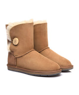 Women's Luxe Classic Mid Button UGG | Red Kado