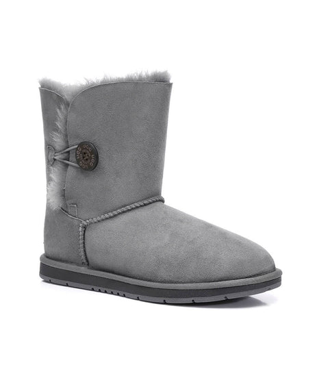 Women's Luxe Classic Mid Button UGG | Red Kado