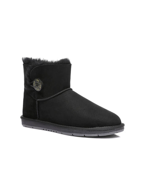 Women's Luxe Classic Mini UGG Button | Red Kado