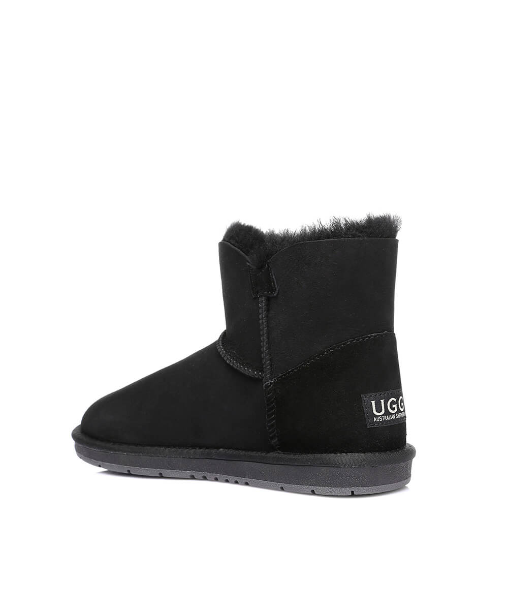 Women's Luxe Classic Mini UGG Button | Red Kado