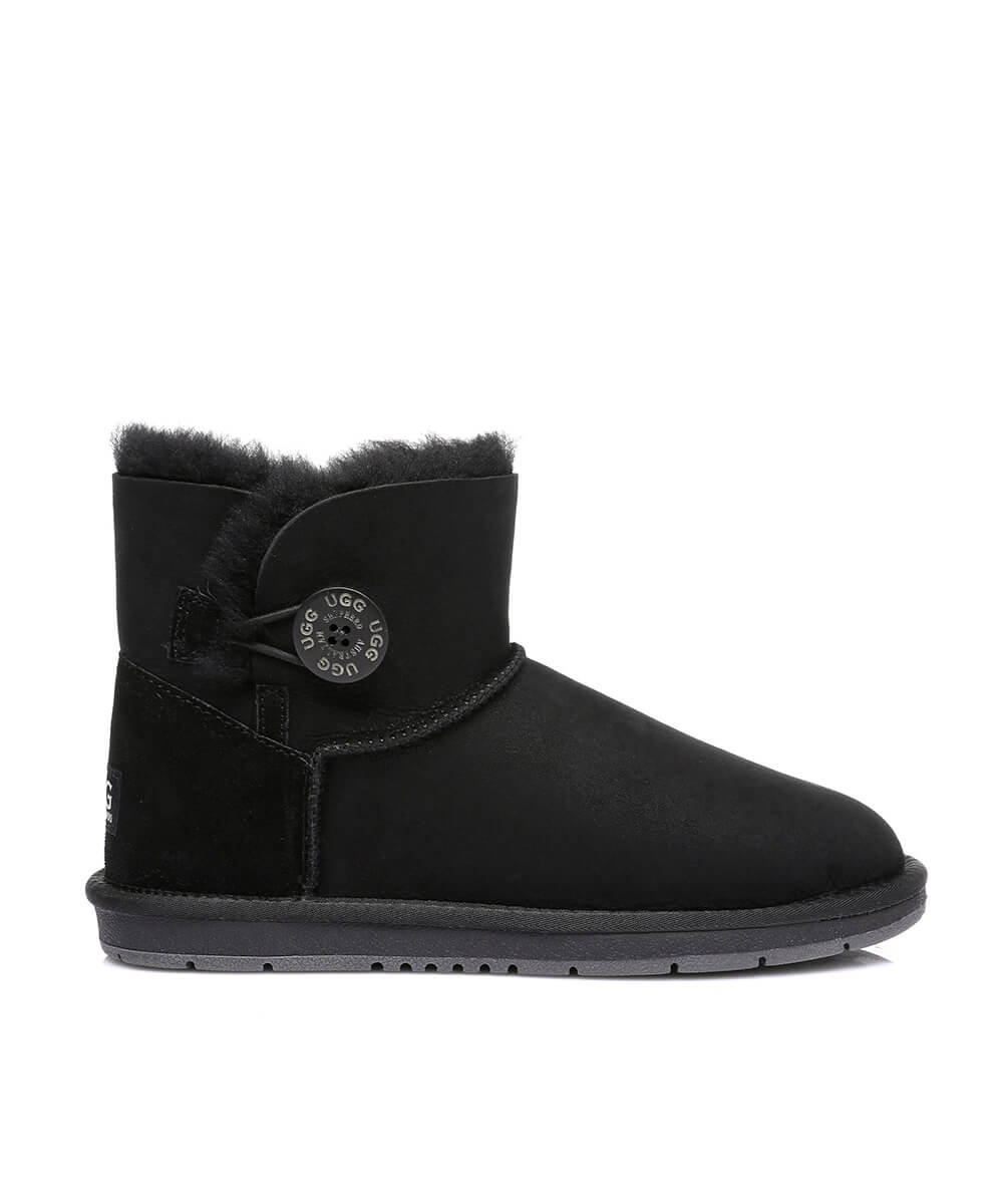 Men's Luxe Classic Mini UGG Button | Red Kado