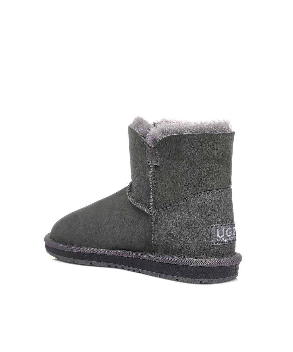 Women's Luxe Classic Mini UGG Button | Red Kado